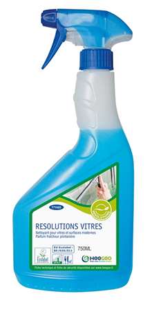 RESOLUTIONS NETTOYANT VITRES 750 ML PULVERISATEUR ECOLABEL