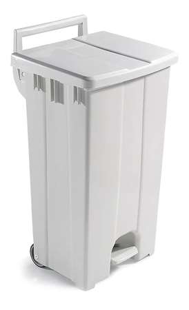 POUBELLE A PEDALE 90L PLASTIQUE POLARIS BEIGE