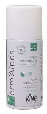 fogger anti-parasites one-shoot king derm'alpes 100ml