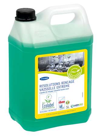 RESOLUTIONS EXTREME RINCAGE VAISSELLE 5L ECOLABEL